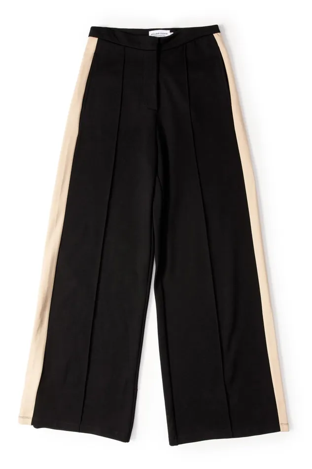 Holland Cooper Trousers Women Wide Leg Pant Black Holland Cooper Trousers Women Wide Leg Pant Black