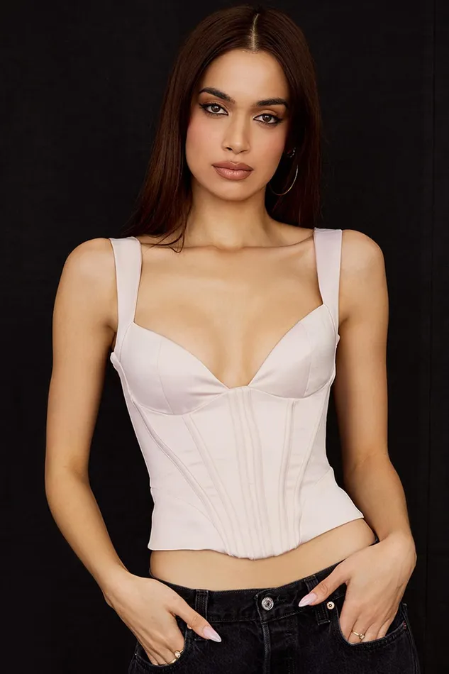 House Of CB LibertyCrystal Satin Corset 8211 SALE Crystal Women Corsets