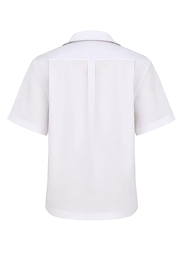 House Of CB MaikoWhite Oversized Shirt White Women Tops