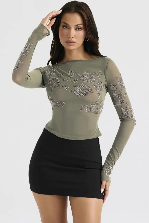 House Of CB NishaBlack Sculpting Mini Skirt 8211 SALE Black Women Skirts