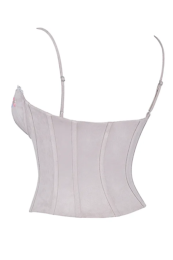House Of CB PetuniaLight Lavender Embroidered Corset 8211 SALE Light Women Corsets