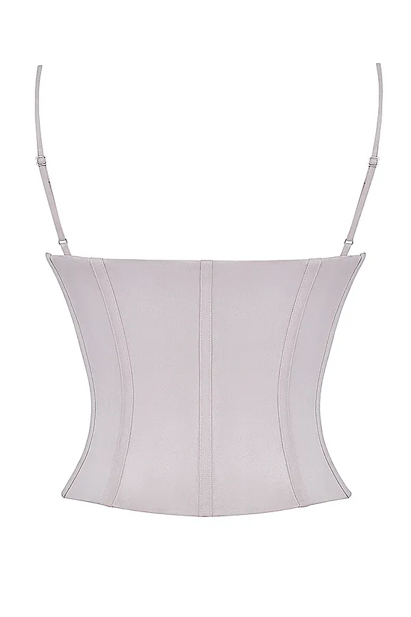 House Of CB PetuniaLight Lavender Embroidered Corset 8211 SALE Light Women Corsets