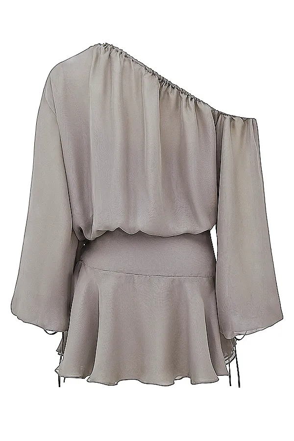 House Of CB WilhelminaAsh Green Off Shoulder Dress Ash Women Mini Dresses