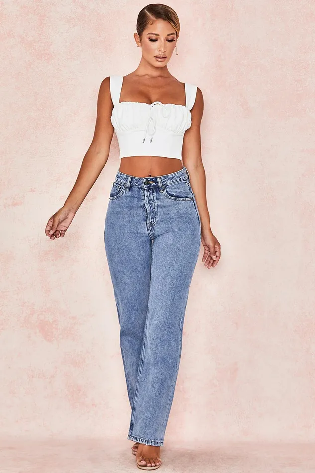 House Of CB YaraVintage Fit High Waist Jeans Vintage Women Trousers