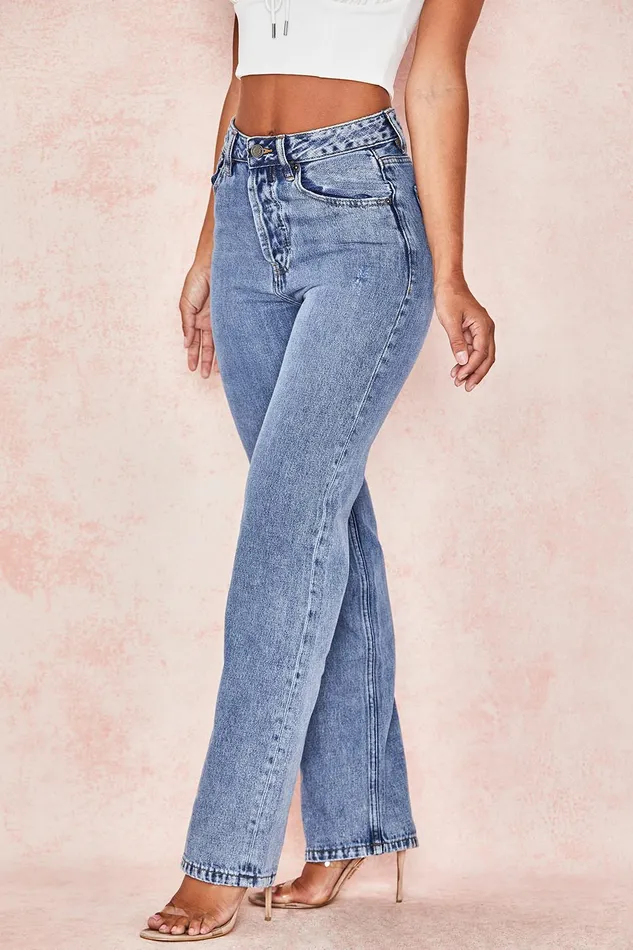 House Of CB YaraVintage Fit High Waist Jeans Vintage Women Trousers