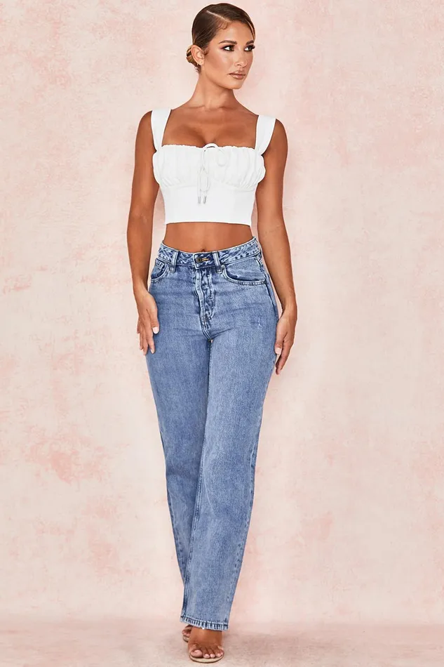 House Of CB YaraVintage Fit High Waist Jeans Vintage Women Trousers
