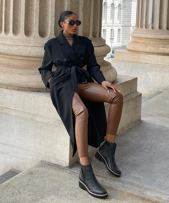 Huey H2O Boots Black Leather Women Dolce Vita Boots and Booties
