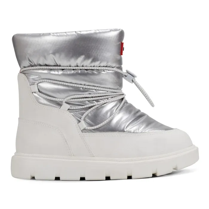 Hunter Boots Big Kids Cozy Lug Sole Insulated Waterproof Snow Boots Silver Kids Insulated and Snow Boots Hunter Boots Big Kids Cozy Lug Sole Insulated Waterproof Snow Boots Silver Kids Insulated and Snow Boots