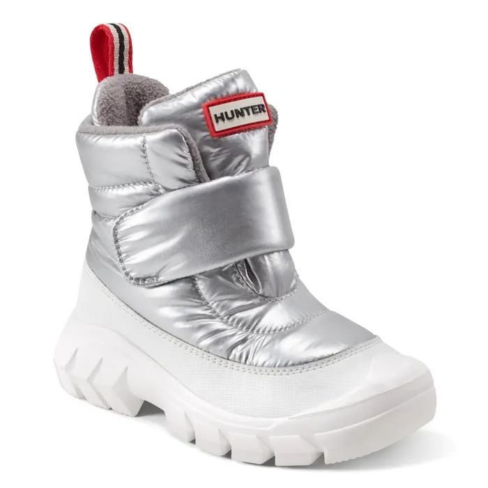 Hunter Boots Little Kids Igloo Lug Sole Insulated Waterproof Snow Boots Silver Kids Insulated and Snow Boots Hunter Boots Little Kids Igloo Lug Sole Insulated Waterproof Snow Boots Silver Kids Insulated and Snow Boots