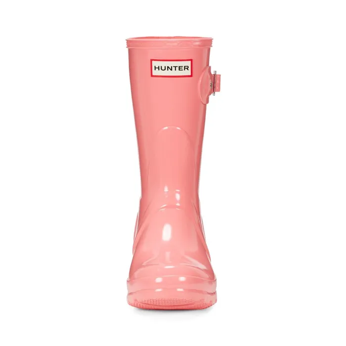 Hunter Boots Original Short Gloss Rain Boots Medium Pink Women Rain Boots Hunter Boots Original Short Gloss Rain Boots Medium Pink Women Rain Boots