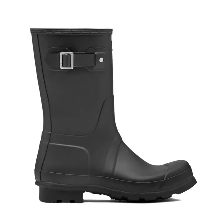 Hunter Boots Original Short Rain Boots Black Men Original Short Rain Boots