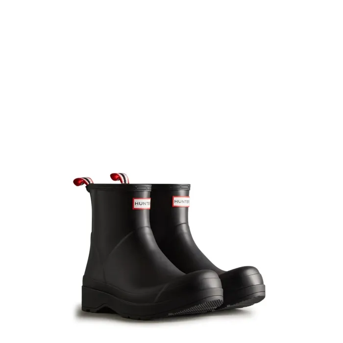 Hunter Boots PLAY Short Rain Boots Black Men Rain Boots Hunter Boots PLAY Short Rain Boots Black Men Rain Boots