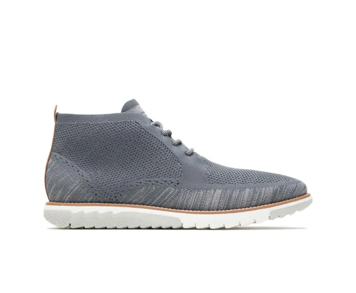Hush Puppies Boots Men Expert Chukka Knit Dark Grey Multi Knit