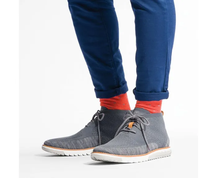 Hush Puppies Boots Men Expert Chukka Knit Dark Grey Multi Knit Hush Puppies Boots Men Expert Chukka Knit Dark Grey Multi Knit