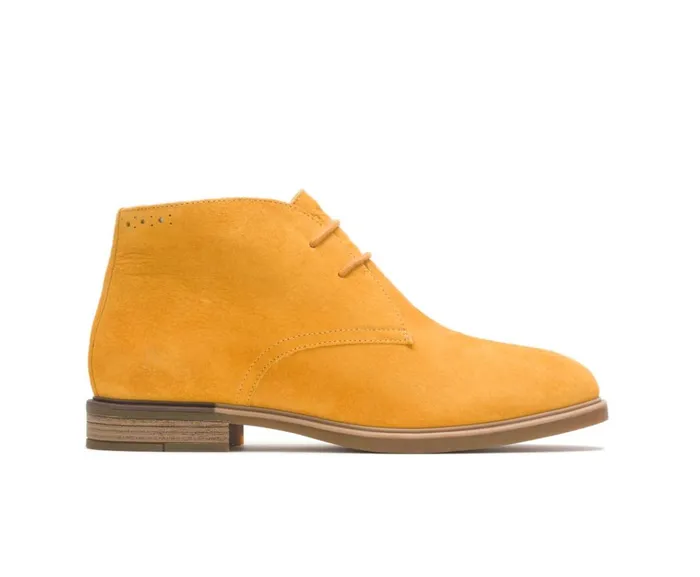 Hush Puppies Boots Women Bailey Chukka Boot Golden Sun Suede