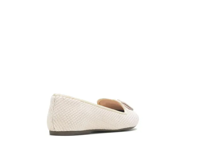 Hush Puppies Flats and SlipOns Women Sadie Tassel SlipOn Eggnog Cobra Leather Hush Puppies Flats and SlipOns Women Sadie Tassel SlipOn Eggnog Cobra Leather