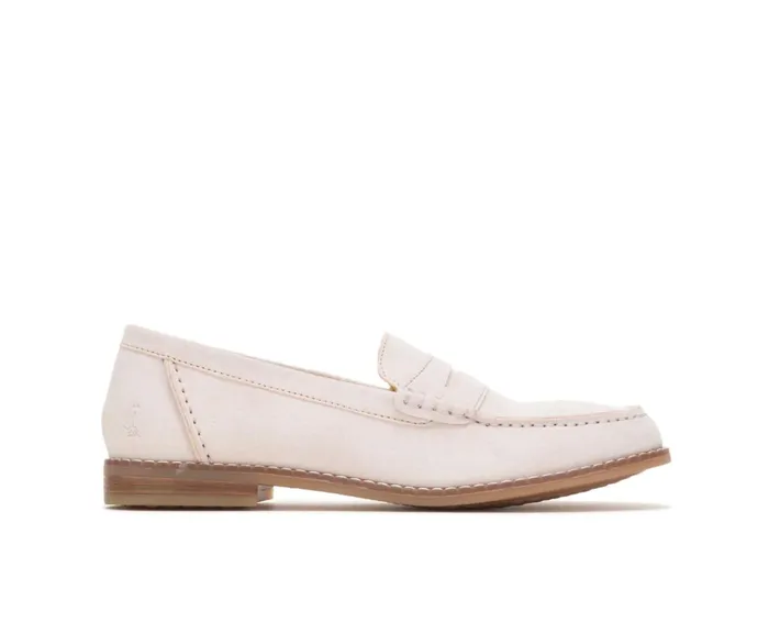 Hush Puppies Flats and SlipOns Women Wren Loafer Pale Pink Suede