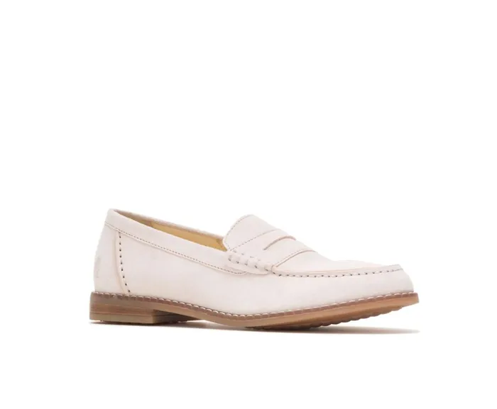 Hush Puppies Flats and SlipOns Women Wren Loafer Pale Pink Suede