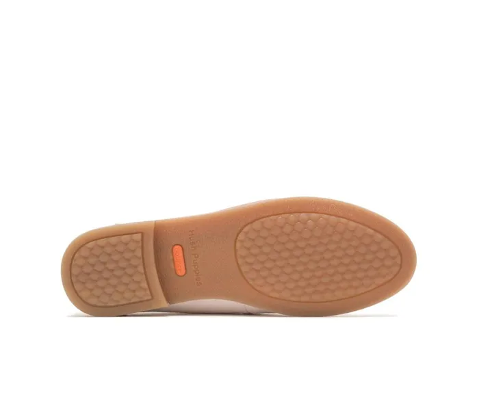 Hush Puppies Flats and SlipOns Women Wren Loafer Pale Pink Suede