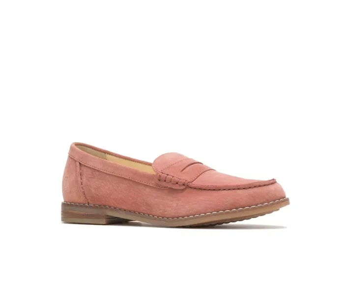 Hush Puppies Flats and SlipOns Women Wren Loafer Salmon Suede