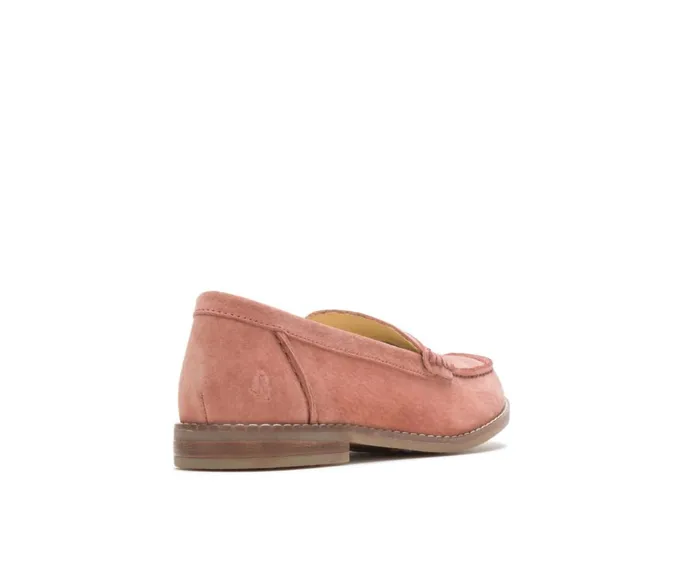 Hush Puppies Flats and SlipOns Women Wren Loafer Salmon Suede