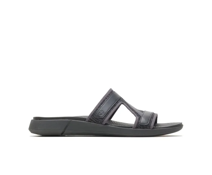 Hush Puppies Sandals Women Willa Knit Slide Black Knit