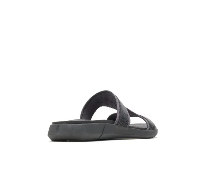 Hush Puppies Sandals Women Willa Knit Slide Black Knit