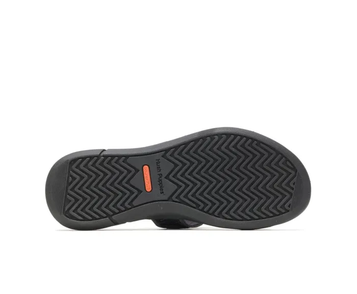 Hush Puppies Sandals Women Willa Knit Slide Black Knit
