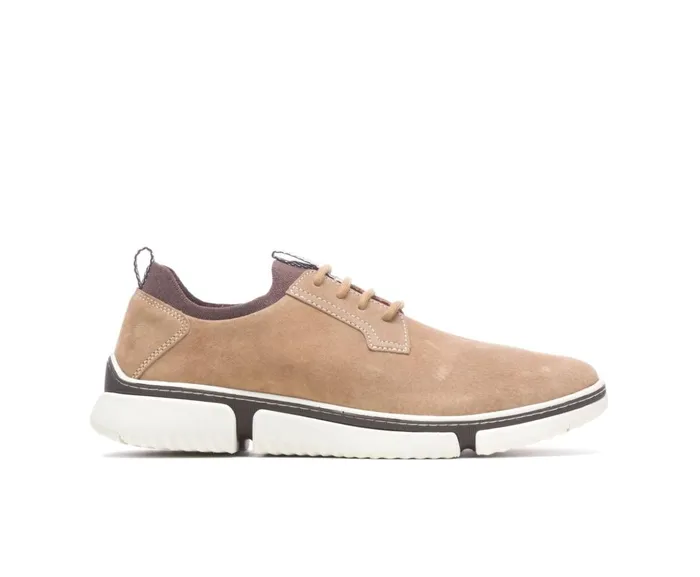 Hush Puppies Sneakers Men Bennet Plain Toe Oxford Chestnut Suede