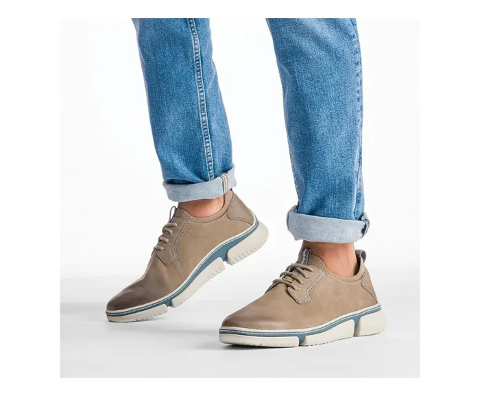Hush Puppies Sneakers Men Bennet Plain Toe Oxford Fossil Nubuck Hush Puppies Sneakers Men Bennet Plain Toe Oxford Fossil Nubuck