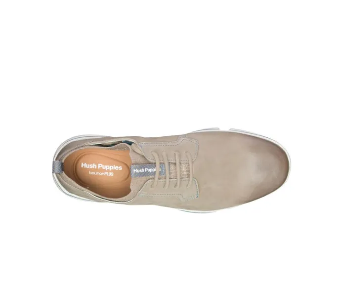 Hush Puppies Sneakers Men Bennet Plain Toe Oxford Fossil Nubuck Hush Puppies Sneakers Men Bennet Plain Toe Oxford Fossil Nubuck