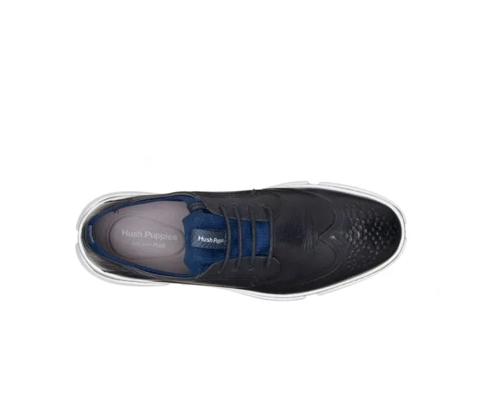 Hush Puppies Sneakers Men Bennet Wingtip Oxford Navy Leather Hush Puppies Sneakers Men Bennet Wingtip Oxford Navy Leather