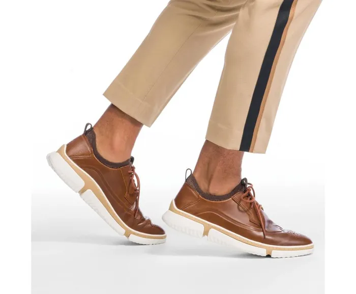 Hush Puppies Sneakers Men Bennet Wingtip Oxford Navy Leather Hush Puppies Sneakers Men Bennet Wingtip Oxford Navy Leather