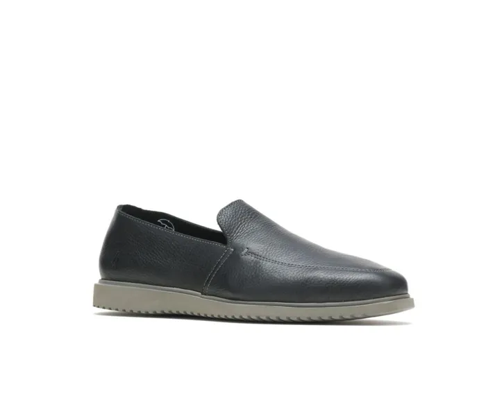 Hush Puppies Sneakers Men Everyday SlipOn Black Leather Hush Puppies Sneakers Men Everyday SlipOn Black Leather
