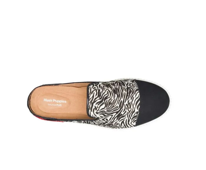 Hush Puppies Sneakers Women Sabine Mule Zebra Calf Hair
