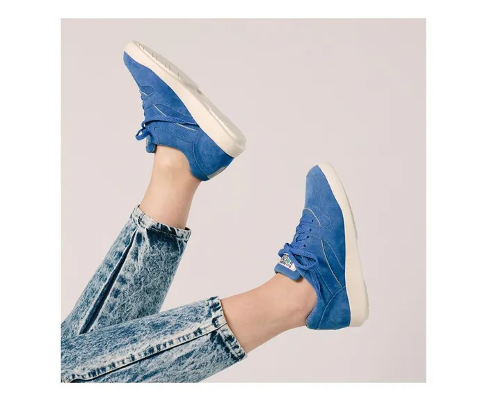 Hush Puppies Sneakers Women Upbeat Sky Blue Suede Hush Puppies Sneakers Women Upbeat Sky Blue Suede