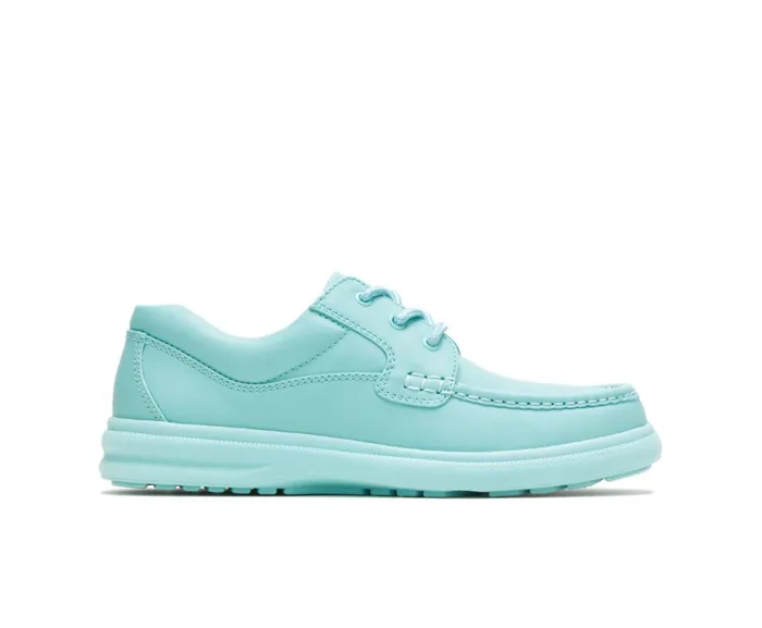 Hush Puppies Walking Shoes Men Gus Sea Foam Leather