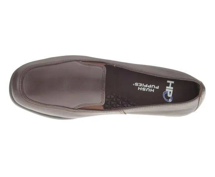 Hush Puppies Walking Shoes Women Heaven Dark Brown Leather Hush Puppies Walking Shoes Women Heaven Dark Brown Leather