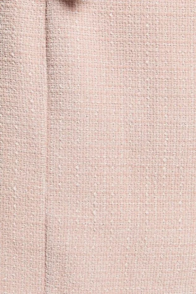 Iggy Mini Skirt 8211 High Waist Split Boucle Skirt In Pink Women Showpo Skirts