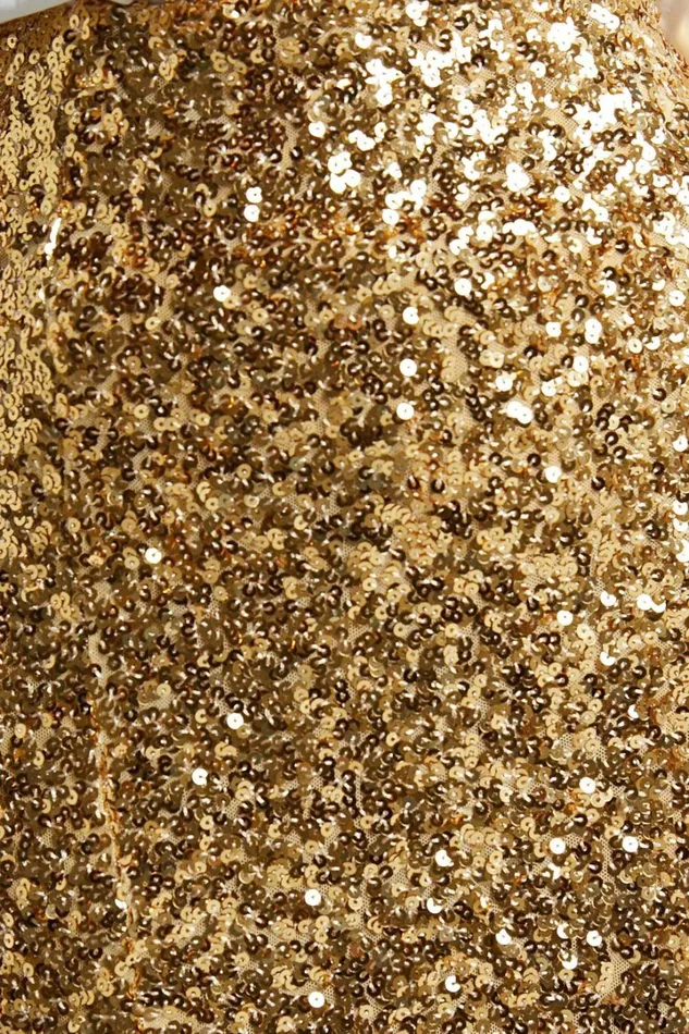 Ingrid Mini Skirt 8211 Sequin Skirt In Gold Sequin Women Showpo Curve Clothes