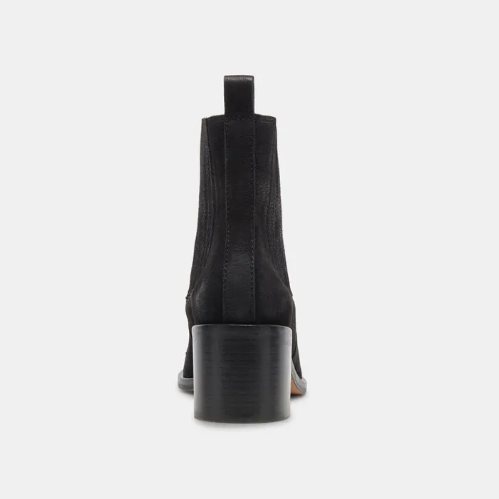 Irnie Booties Black Nubuck Women Dolce Vita Boots and Booties