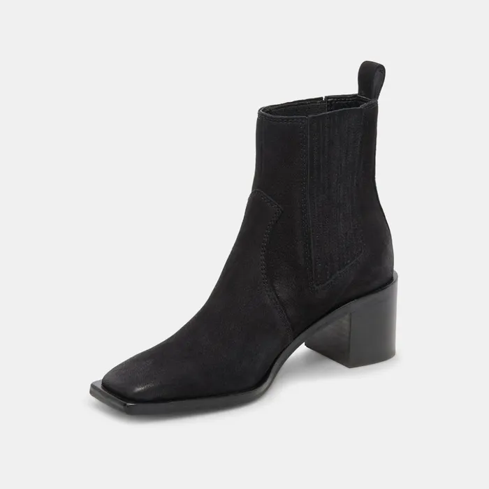 Irnie Booties Black Nubuck Women Dolce Vita Boots and Booties