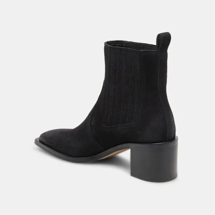 Irnie Booties Black Nubuck Women Dolce Vita Boots and Booties