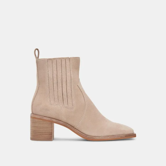 Irnie Booties Taupe Suede Women Dolce Vita Boots and Booties