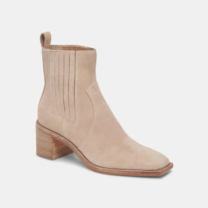 Irnie Booties Taupe Suede Women Dolce Vita Boots and Booties