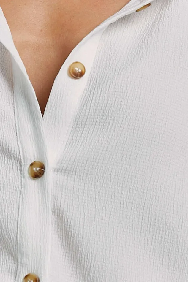 Isabeau Shirt 8211 Relaxed Oversized Shirt In White Women Showpo Tops