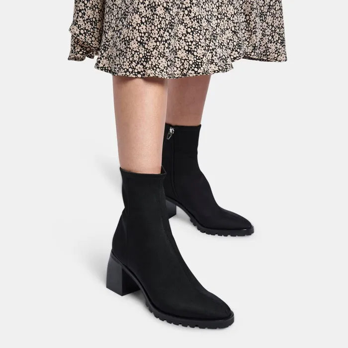Izora Booties Black Fabric Women Dolce Vita Boots and Booties