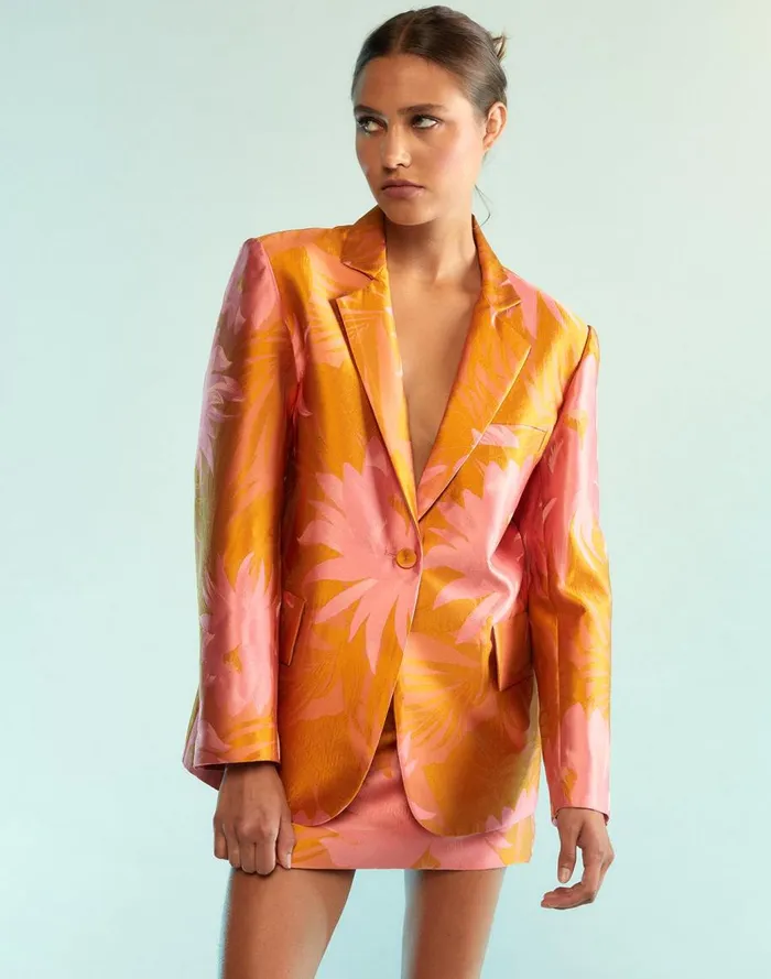 Jackets and Coats Women Cynthia Rowley Harper Jacquard Blazer