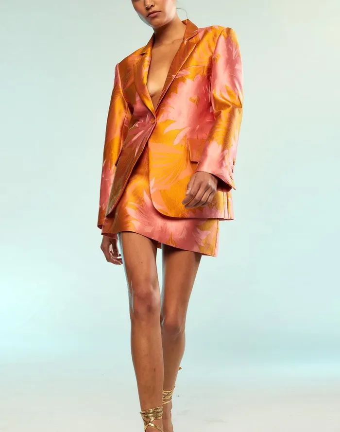 Jackets and Coats Women Cynthia Rowley Harper Jacquard Blazer