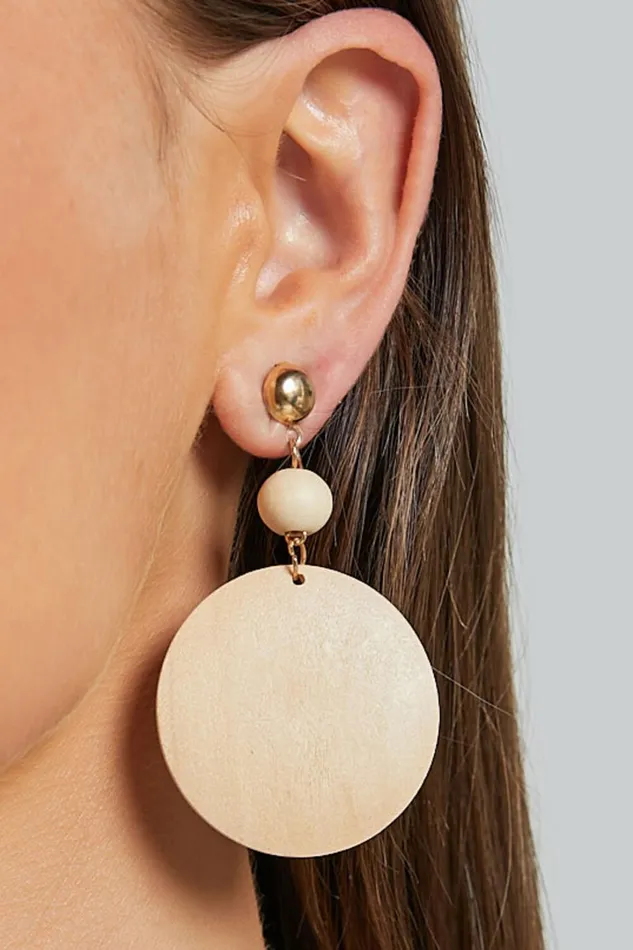 Jamie Earrings 8211 Oversized Drop Earrings In Natural Women Showpo Earrings